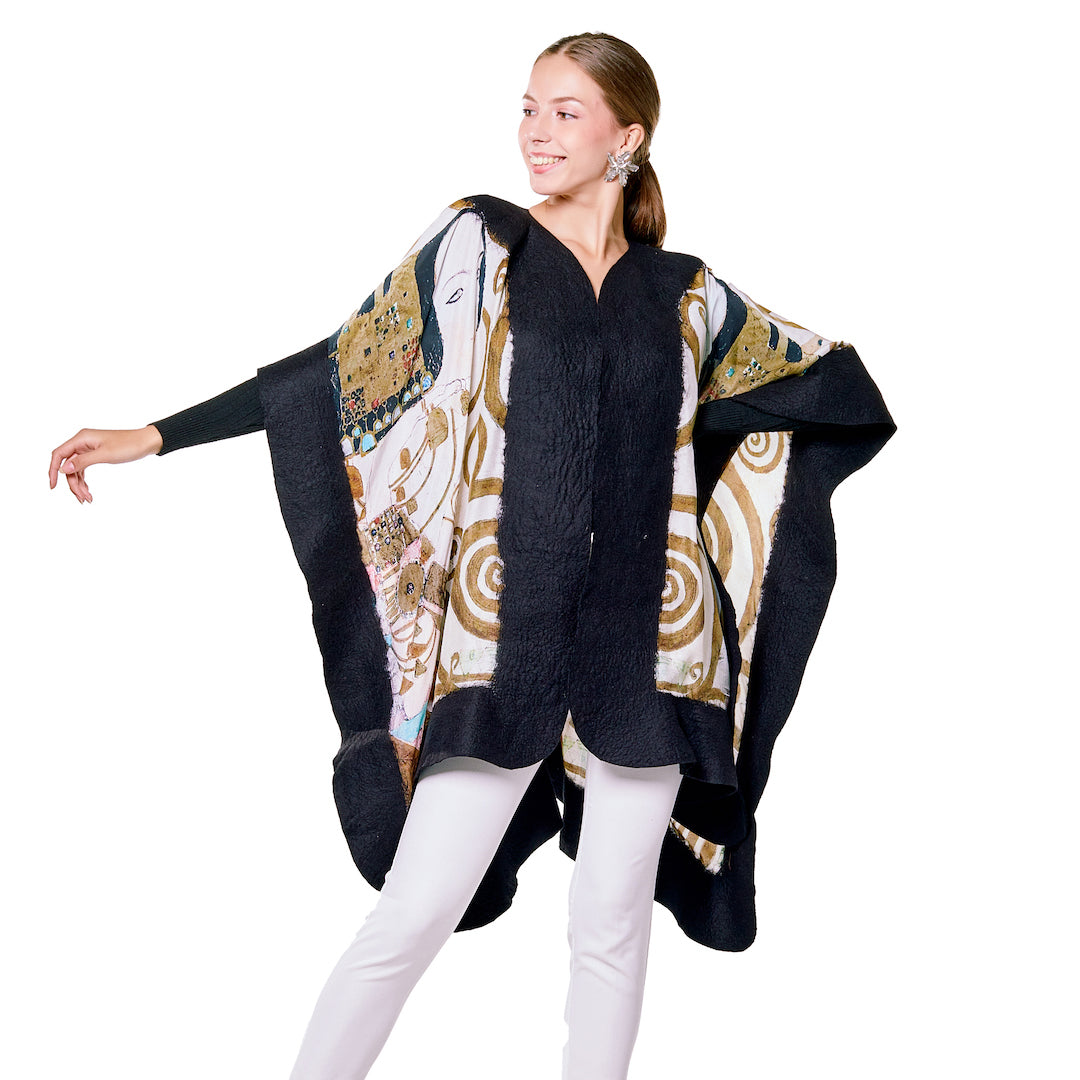 SILK & FELT PONCHOS