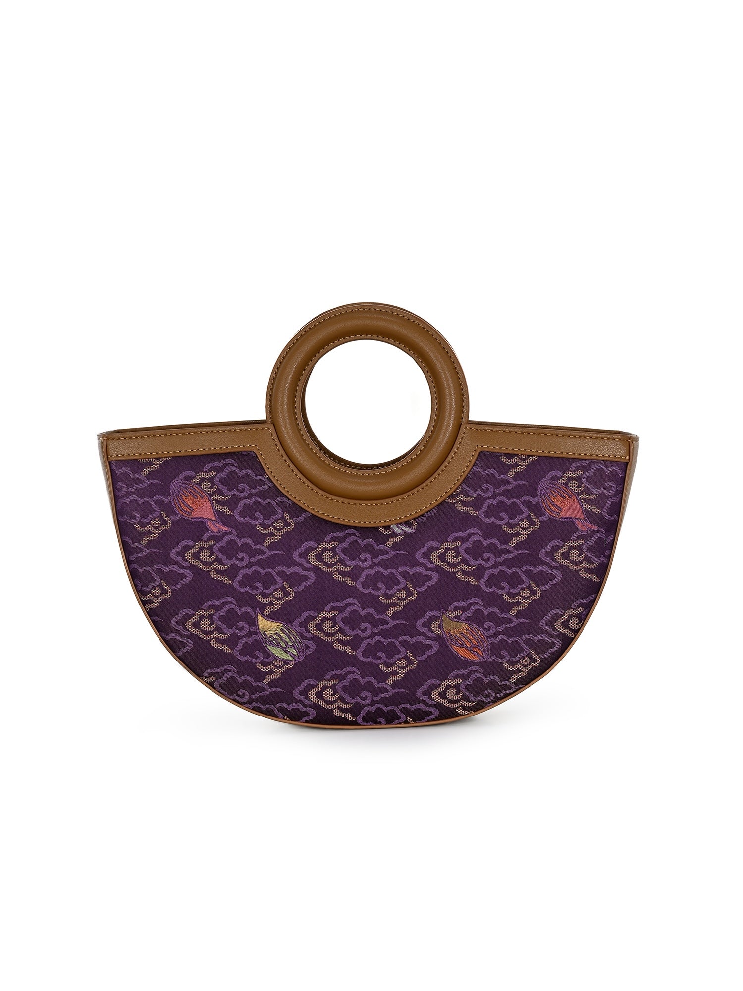 Purple Moon - Silk Handbag