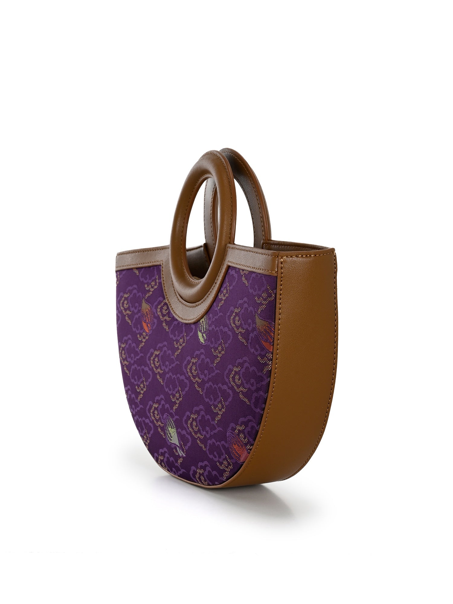 Purple Moon - Silk Handbag