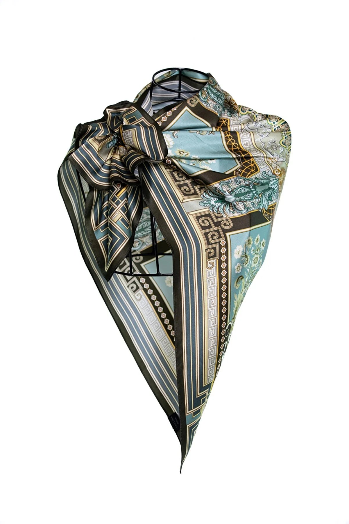 Square Silk Big Size Scarf 90x90 - Symmetric