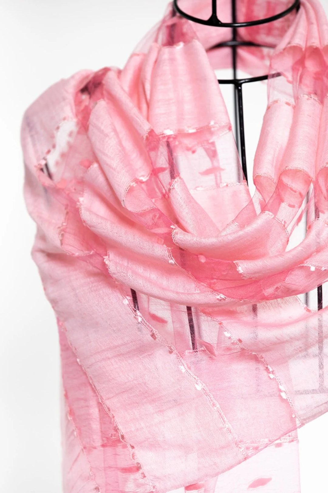 Silk Organza Sheer Uniform Colors - Pink