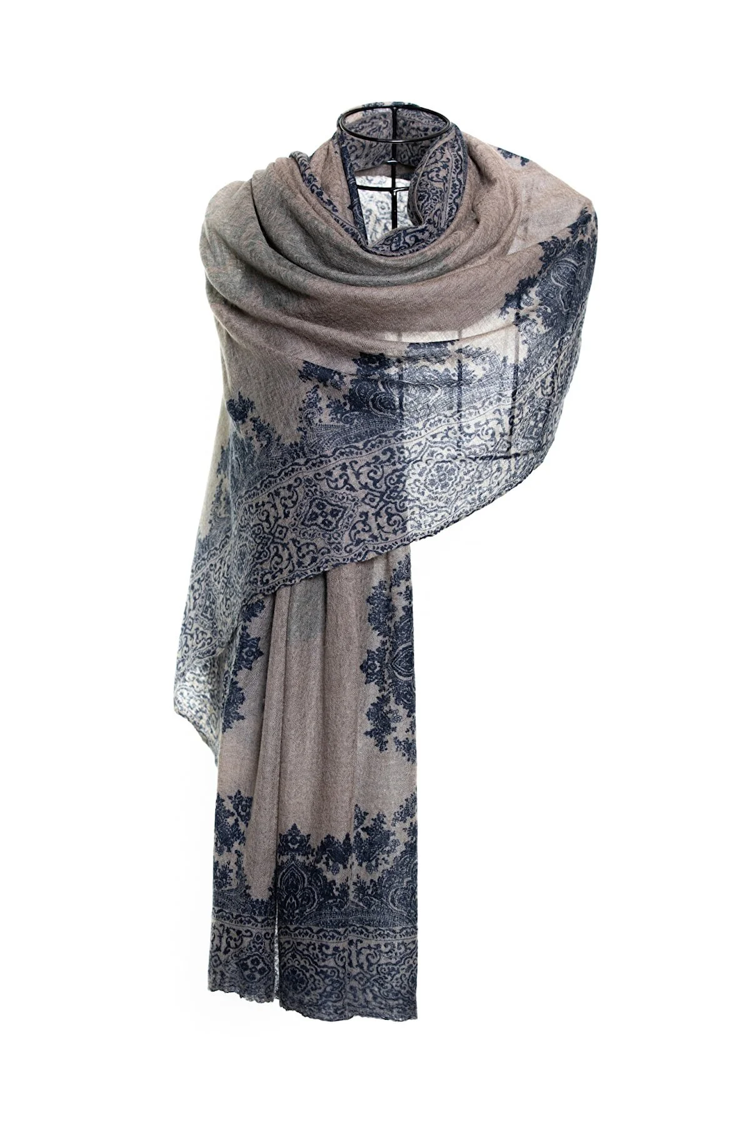 Desert Dwellers Baby Cashmere Shawl - Toush Navy